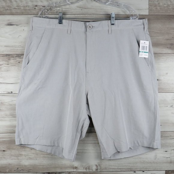 Mountain & Isles* Men's 1.5" Belt Loop Multipocketed Flat Front Shorts~ Size 38W - Picture 1 of 13